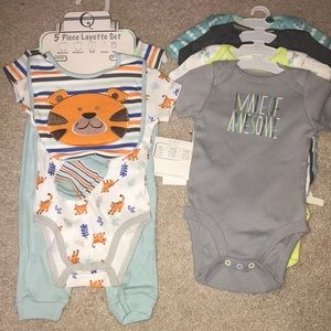 BABY BOY BUNDLE 9PC SET 0-3M